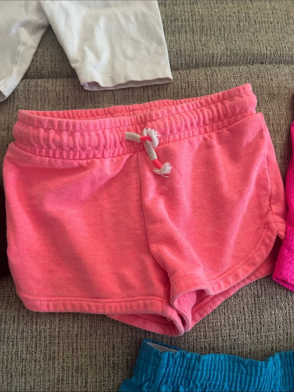 Lot of 7 girls' Knit and Terry Shorts - size 4/5